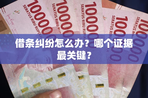 济南借条纠纷怎么办?哪个证据最关键? 济南借条纠纷怎么办?哪个证据最关键?