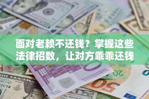 济南面对老赖不还钱?掌握这些法律招数,让对方乖乖还钱! 济南面对老赖不还钱?掌握这些法律招数,让对方乖乖还钱!